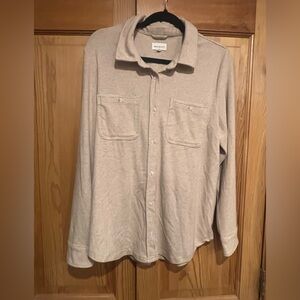 Thread & Supply Cream Striped Shirt